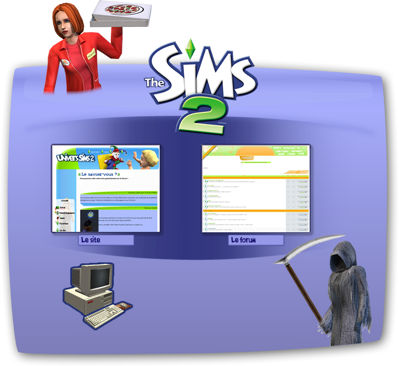 Entrée du site Et Sims Versa