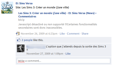 Facebook1 Et Sims Versa