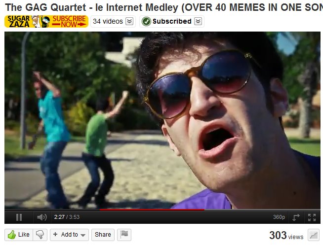  The GAG Quartet   le Internet Medley