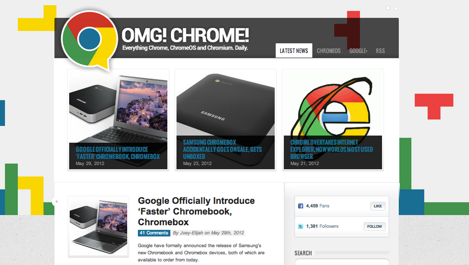  OMG! Chrome!   Un blog dédié à Google Chrome